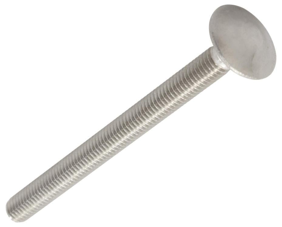 M8 x 60mm A2 Stainless Steel Carriage Bolts, 5 Pack - 0860CBSSX