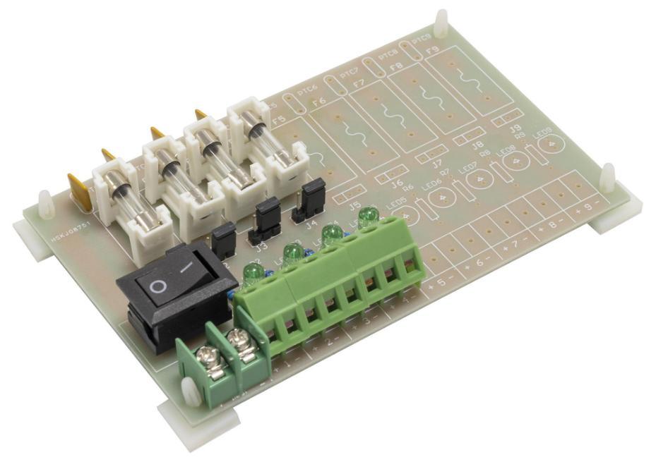 Twin Option Fused Distribution Board, 4 Way - HAY-4WFUSEPCB