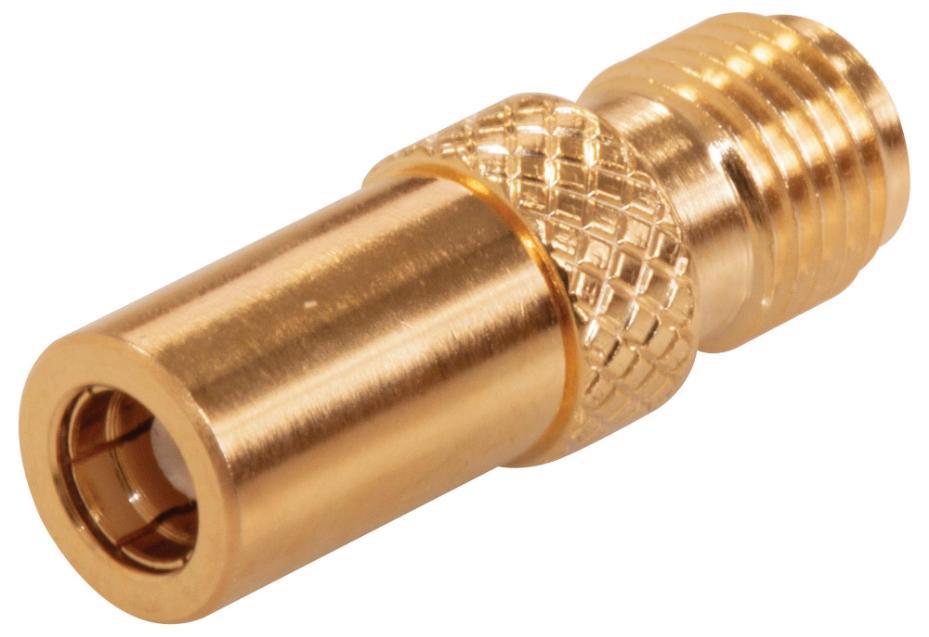 SMA Socket to SMB Plug Antenna Adaptor, Gold Plated - ADAPT/SMBM/SMAF