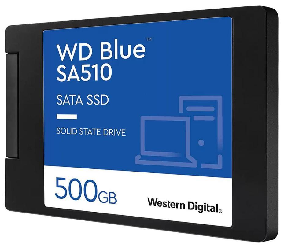 WD Blue 2.5" SA510 SSD SATA 6Gbps Solid State Drive, 500GB - WDS500G3B0A