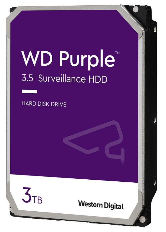 WD Purple Surveillance 3.5" Internal Hard Drive SATA 6Gb/s, 3TB - WD33PURZ
