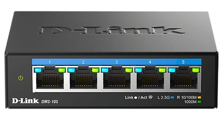 5 Port Multi-Gigabit Unmanaged Desktop Switch - DMS-105/B
