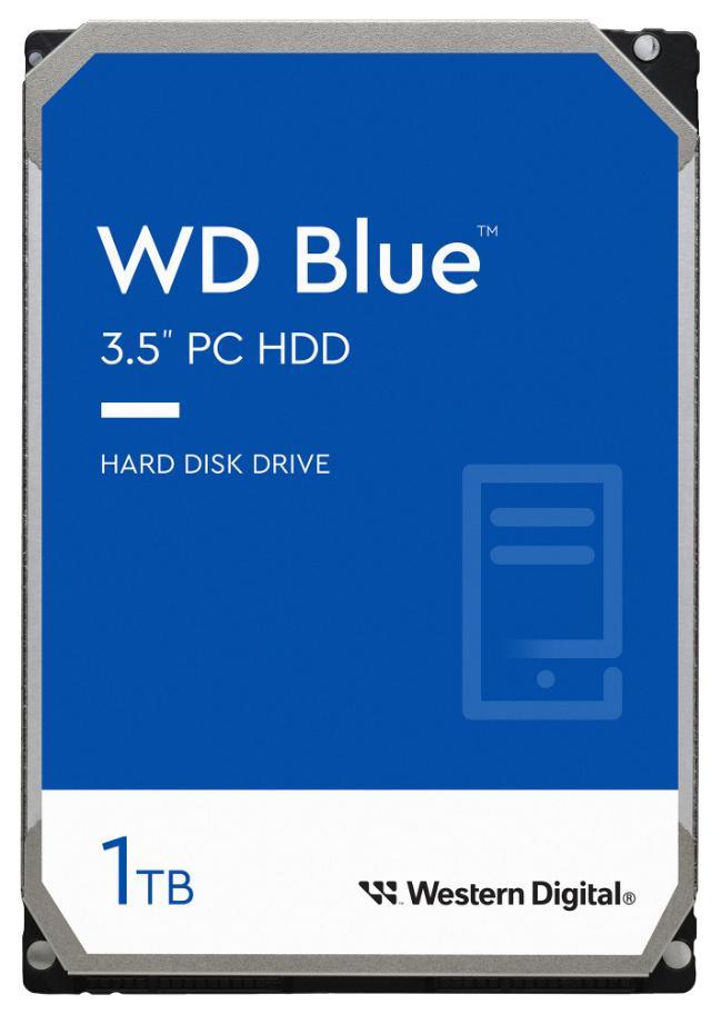 WD Blue 3.5" Internal HDD SATA 6GB/s CMR - 1 TB, 5400RPM - WD10EARZ