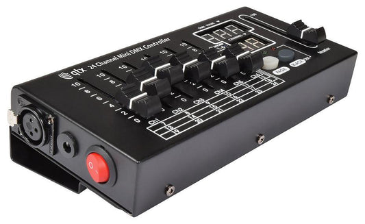 154.100UK - 24 Channel Mini DMX Controller - MDMX-24