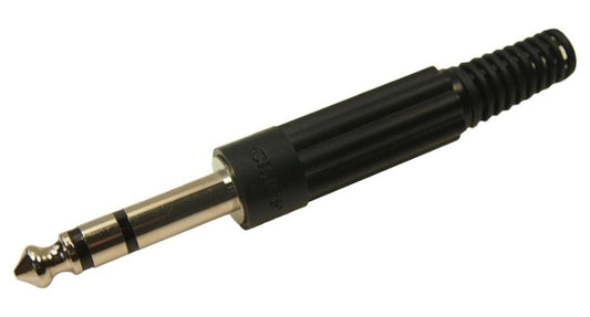 6.35mm 1/4" Stereo Jack Plug - FM1026