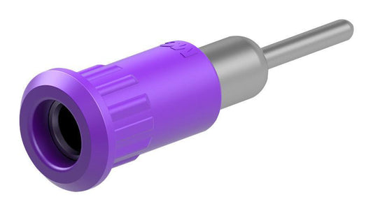 4mm Banana Socket, Panel Mount, 60V DC, 25A, Violet - 64.3011-26