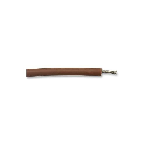 PRO POWER - BSR49 BROWN 25M - SILICONE INSULATED WIRE 0.75MM BROWN , 25 METRES