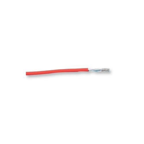 BRAND REX - SPC00441A001 25 METRES PTFE INSULATED EQUIPMENT WIRE 7/0.12 A RED