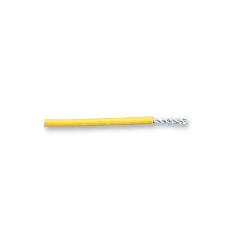 BRAND REX - SPC00441A006 25 METRES PTFE INSULATED EQUIPMENT WIRE 7/0.12 A YELLOW