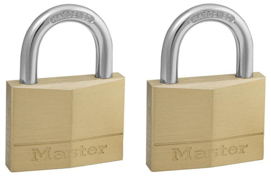50mm Brass Padlocks, 2 Pack - 150EURT