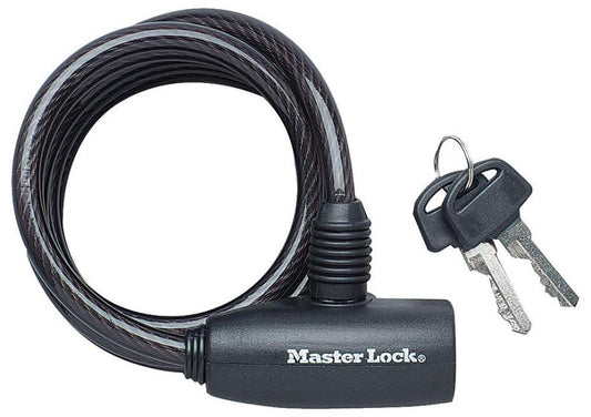 1.8m x 8mm Twisted Steel Self-Coiling Cable Bike Lock - 8126EURDPRO