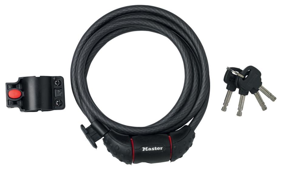 1.8mm x 10mm Braided Steel Cable Bike Lock - 8130EURDPRO