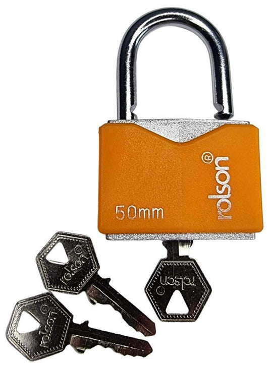 50mm Iron Padlock with Plastic Cover - 66546