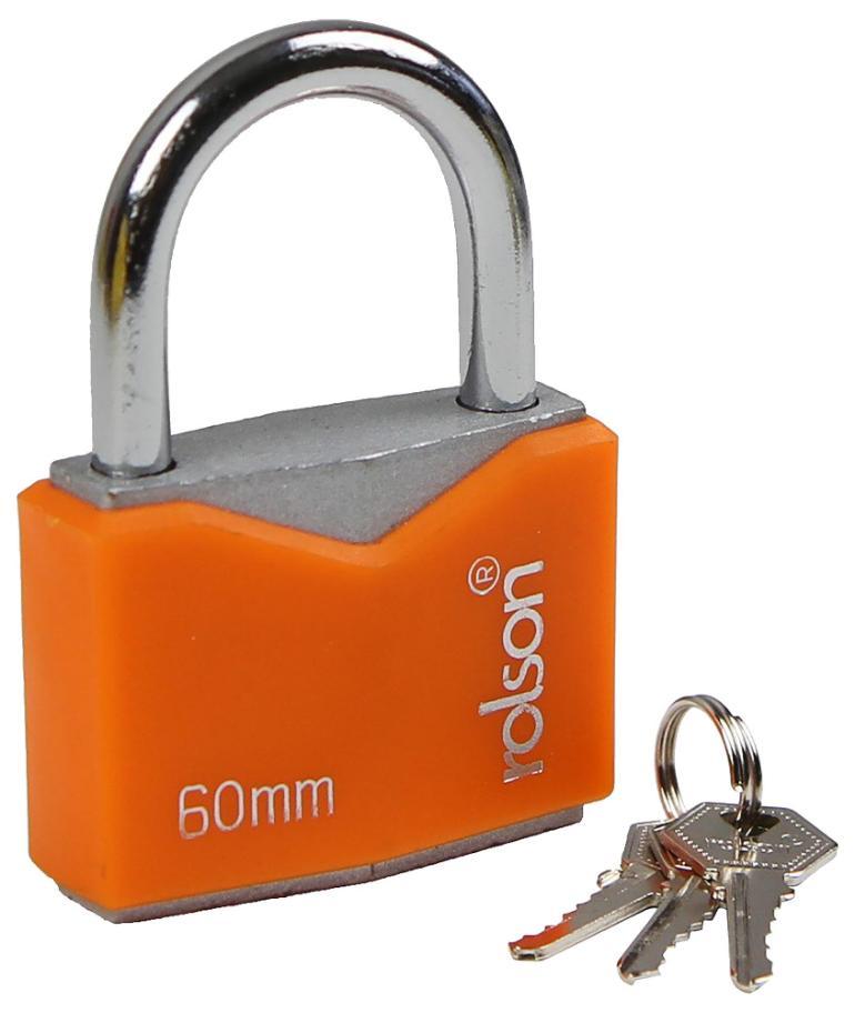 60mm Iron Padlock with Plastic Cover - 66548
