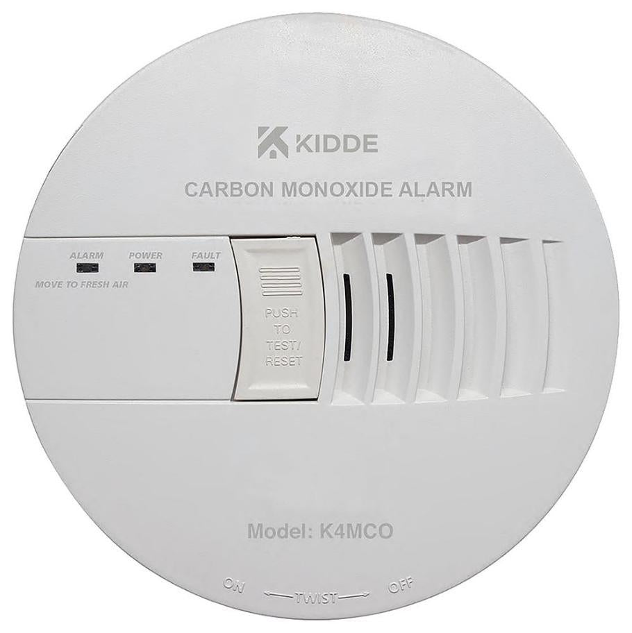 Interconnectable Carbon Monoxide Alarm, Mains Powered with Rechargeable Backup Battery - K4MCO