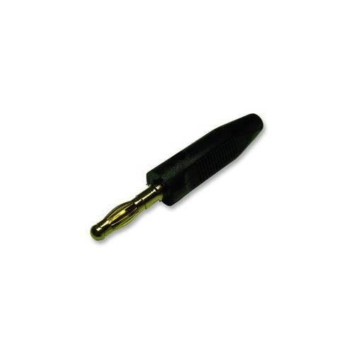 BP-30G/SW - BANANA PLUGS - BLACK / GOLD - 2 PACK