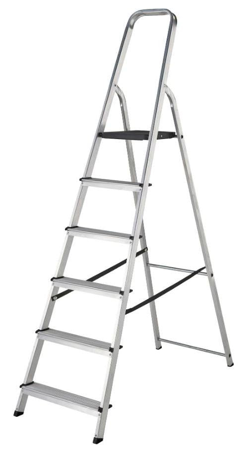 6 Tread High Handrail Step Ladder - 7400618L