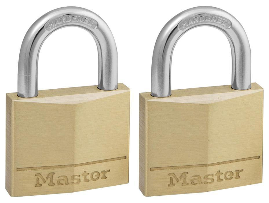 40mm Brass Padlocks, 2 Pack - 140EURT