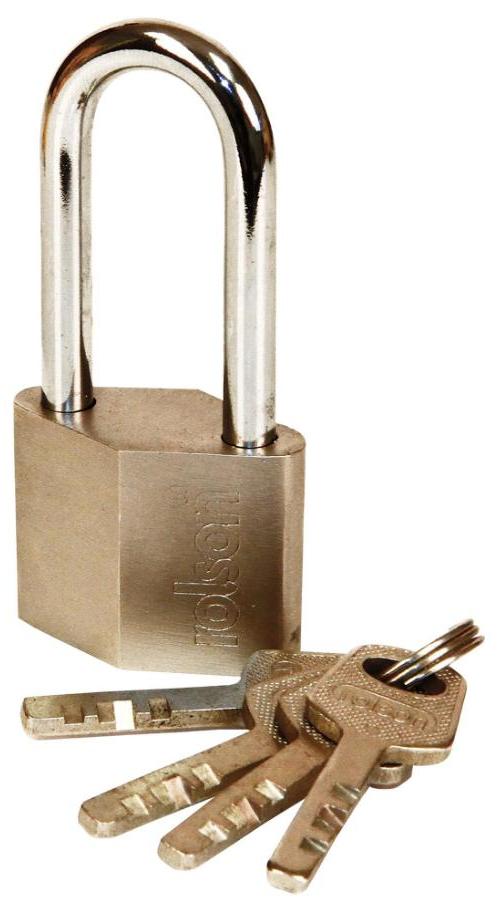 40mm Long Shackle Solid Steel Padlock - 66530