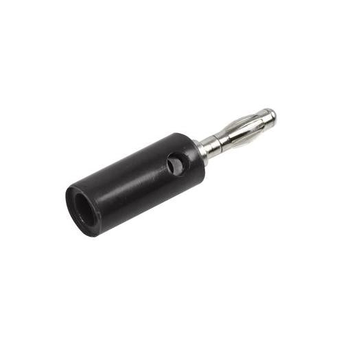F265AC - PLUG, BANANA 4MM BLACK (PK 2)