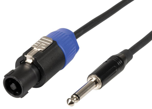 6.3mm Mono Jack Plug to Speaker Plug, 1.5m - 190.174UK