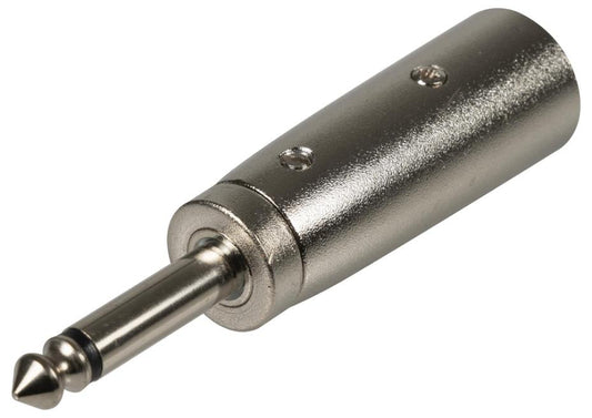 6.35mm Mono Jack Plug to 3 Pin XLR Plug - 763.946UK