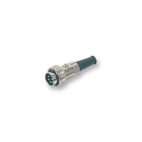 PREH - 71430-250 - CIRCULAR DIN CONNECTOR, TWIST LOCK, 5 PIN DIN PLUG - 240 DEG