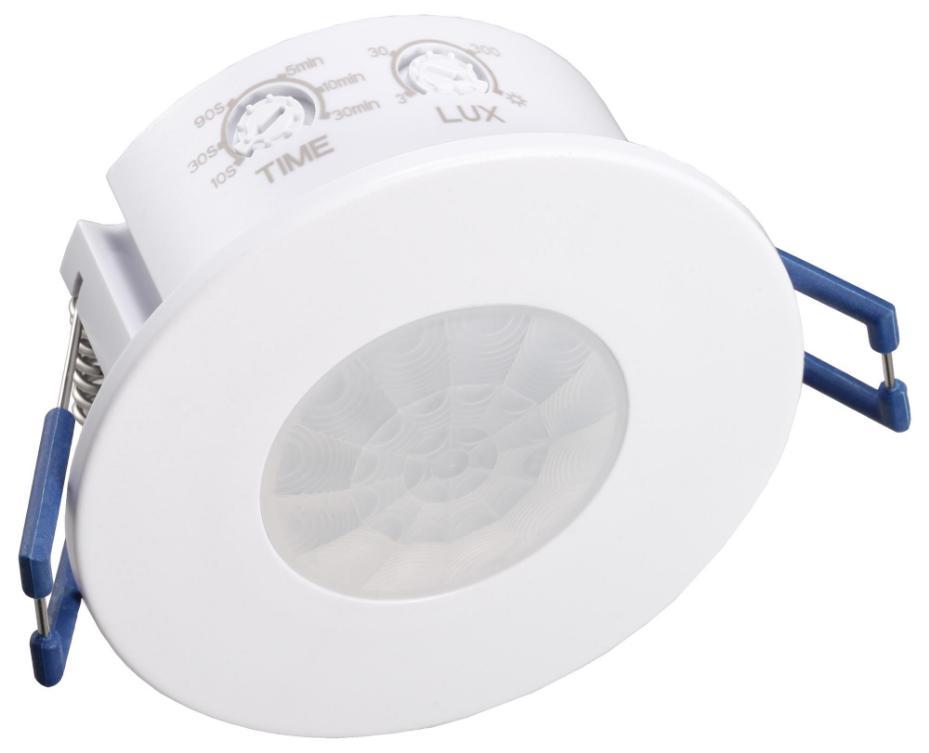360 Degree Recessed PIR Motion Sensor, IP65, White - PELL0479