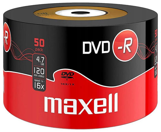16x Speed DVD-R Blank DVDs, 50 Pack Spindle - 275732