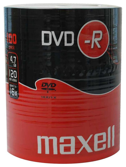16x Speed DVD-R Blank DVDs, 100 Pack Spindle - 275733