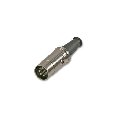 AV19217 - DIN PLUG, MIDI, 5P, METAL