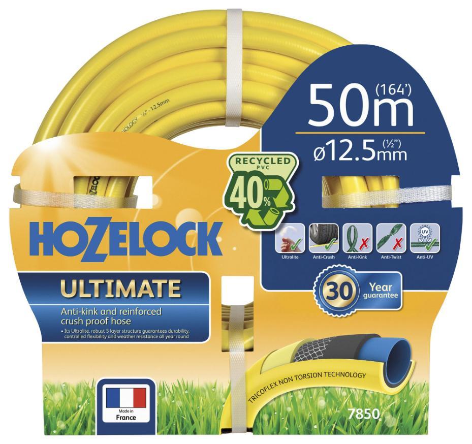 50m Ultimate Anti-Kink & Crush Proof Garden Hose Pipe - 7850P0000