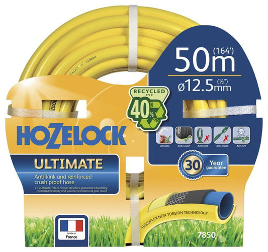 50m Ultimate Anti-Kink & Crush Proof Garden Hose Pipe - 7850P0000