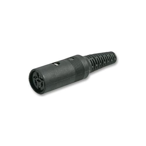 AV21885 - DIN SOCKET, IN-LINE, 6PIN
