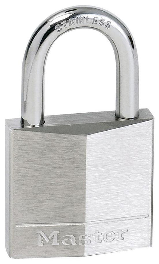 40mm Nickel Plated Solid Brass Marine Padlock - 640EURD