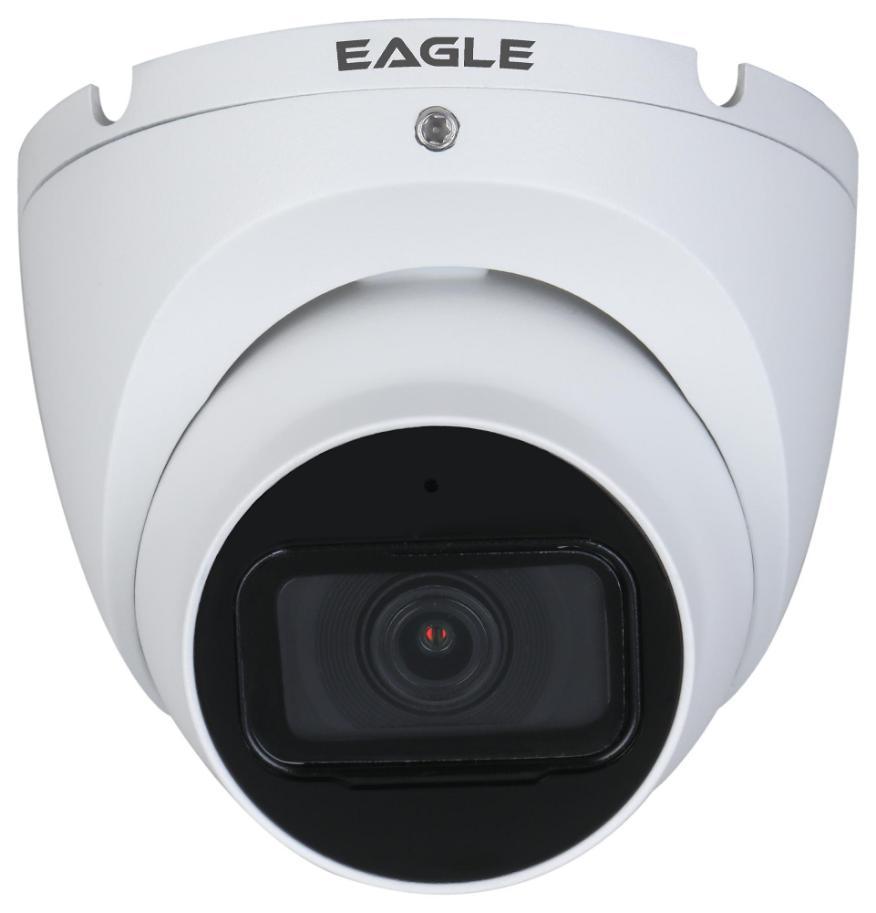 5MP 16:9 IR Fixed Network Turret Camera, IP67 - White - EAGLE-IPC-5-TUR1-FW