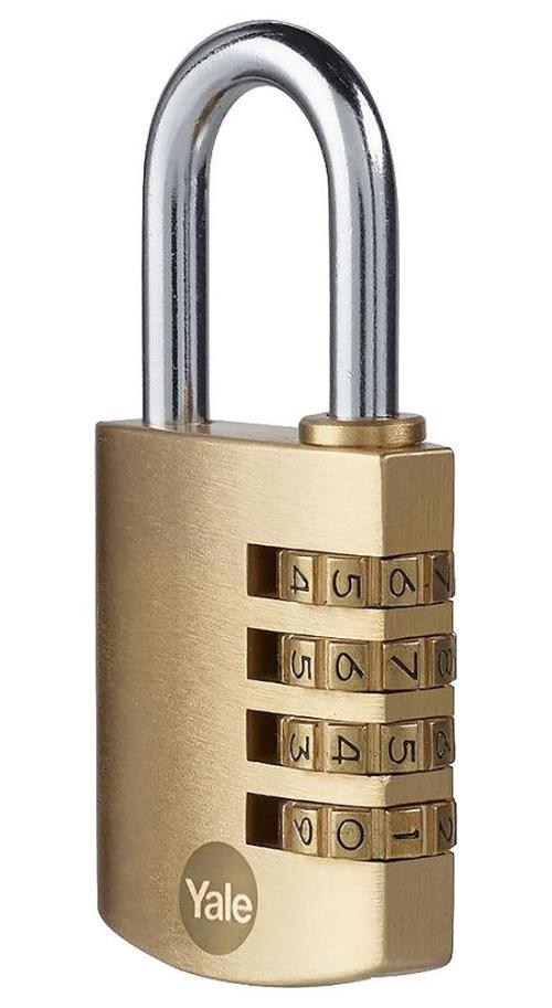 40mm Standard Security Brass Combination Padlock - Y150B/40/130/1