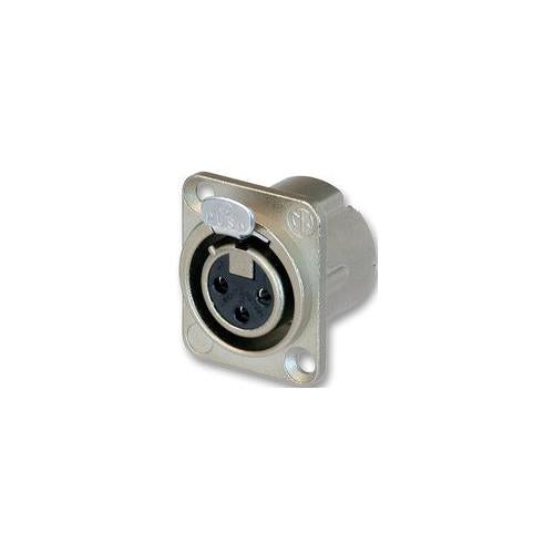 NEUTRIK - NC3FD-H - XLR SOCKET, 3P, PCB, 90 DEGREE