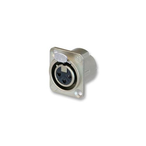 NEUTRIK - NC3FD-LX - XLR SOCKET, 3P, CHASSIS