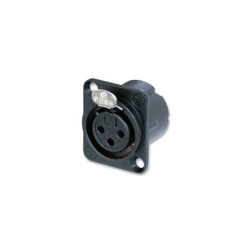 NEUTRIK - NC3FD-LX-HA-BAG - XLR SOCKET, CHASSIS, CRIMP, 3P