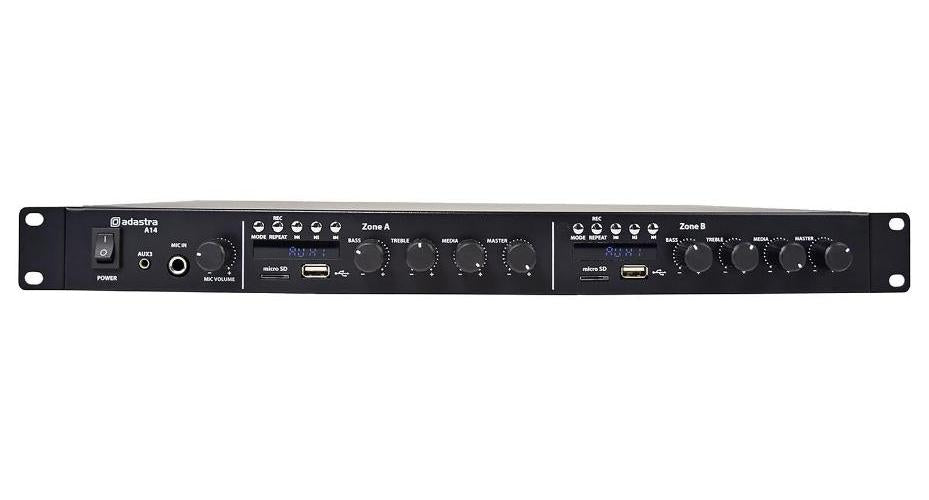 4x 100W Dual Stereo Mixer Amplifier - A14