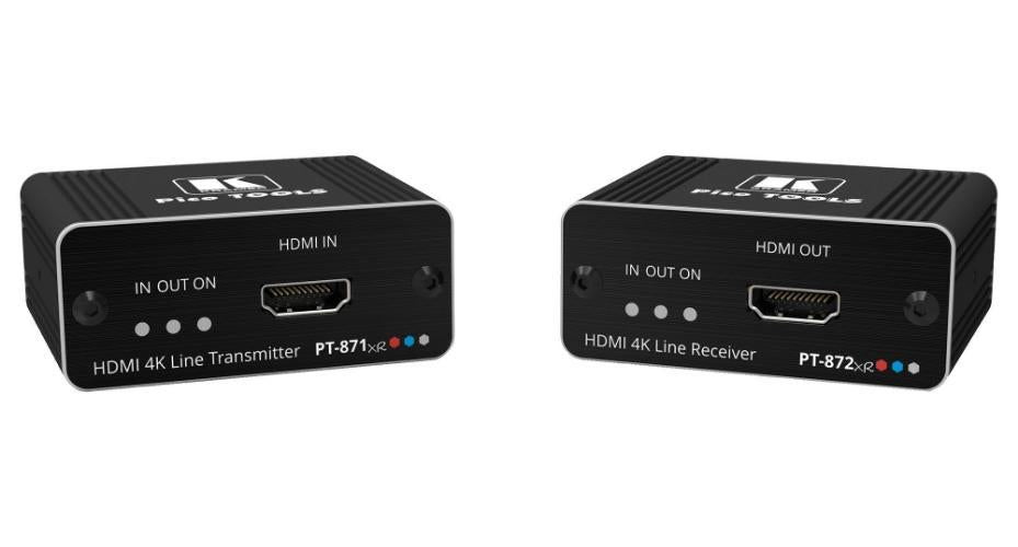 4K 60Hz HDR HDMI PoC Long-Reach DGKat 2.0 Extender, 60m - PT-871/2XR-KIT