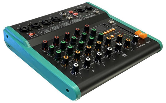 6 CH AUDIO MIXER USB,BT,DSP - ZZMXBTR6