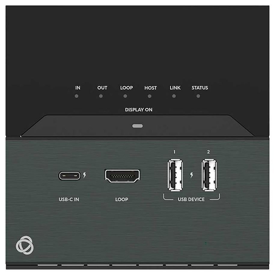 4K 60Hz 4:4:4 USB-C HDBaseT 3.0 Extended-Reach Wallplate Transmitter, Black - EXT3-C-WP-XR-T/UK(B)