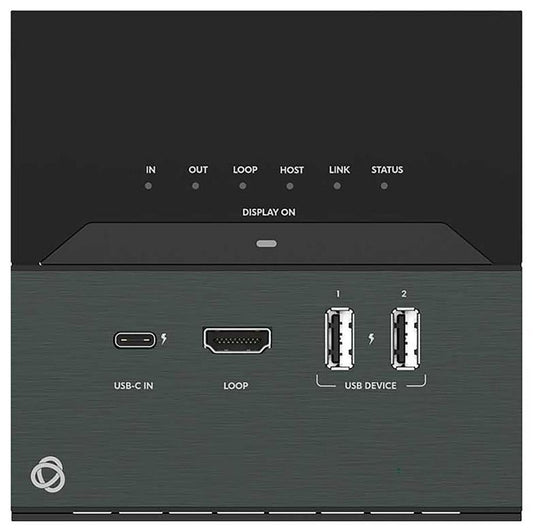 4K 60Hz 4:4:4 USB-C HDBaseT 3.0 Extended-Reach Wallplate Transmitter, Black - EXT3-C-WP-XR-T/UK(B)