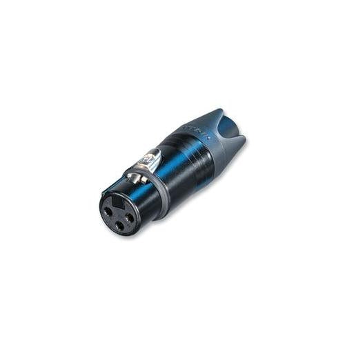 NEUTRIK - NC3FXX-14-B-D - XLR SOCKET, 3P, BLACK/GOLD