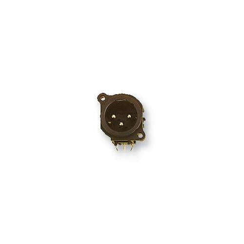 NEUTRIK - NC3MAH - XLR PANEL PLUG - HORIZ / PCB