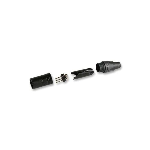 NEUTRIK - NC4MXX-BAG - XLR PLUG, 4 POLE, IN-LINE, BLACK