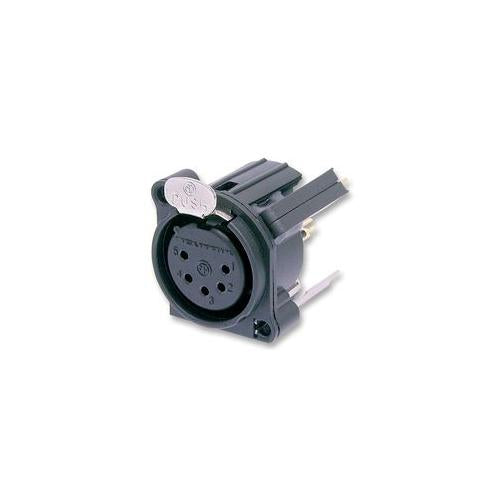 NEUTRIK - NC5FAV-SW - XLR SOCKET, 5P, PCB, SWITCHED