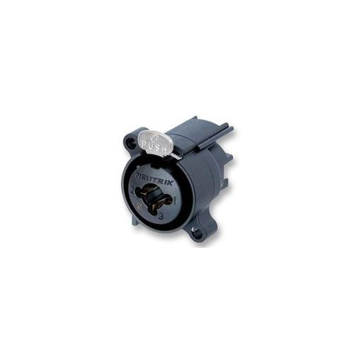 NEUTRIK - NCJ6FA-H - COMBO SOCKET + LATCH, 3P, HORIZ